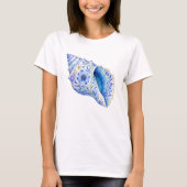 Bloemendecoratie Schelp Kunst T-shirt (Voorkant)