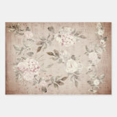  bloemendecoratief muziekblad inpakpapier vel (Voorkant 3)