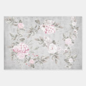  bloemendecoratief muziekblad inpakpapier vel (Voorkant 2)