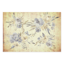 bloemendecoratief muziekblad