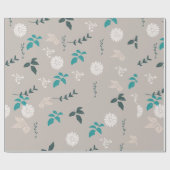 Bloemendecoratiepapier voor cadeaus cadeaupapier (Vlak)
