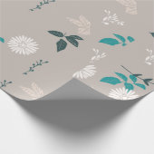 Bloemendecoratiepapier voor cadeaus cadeaupapier (Hoek)