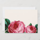  BLOEMENDECOUPAGE REPETITITIEDINER INVITE KAART (Achterkant)