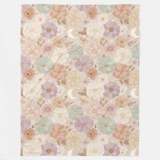 Bloemendek Celestial Meadow Fleece Deken (Voorkant)
