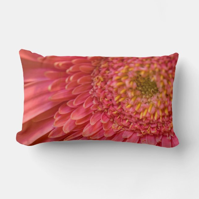 Bloemendek polyester kussensloop, lendenkussen kussen (Voorkant)