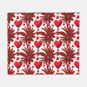 Bloemendek throwdeken fleece deken (Voorkant (Horizontaal))