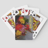 Bloemendek van speelkaarten (Achterkant)