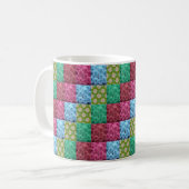 bloemendekbedontwerp koffiemok (Voorkant links)