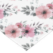Bloemendeken met roze bloemen tafelkleed (Gekanteld)