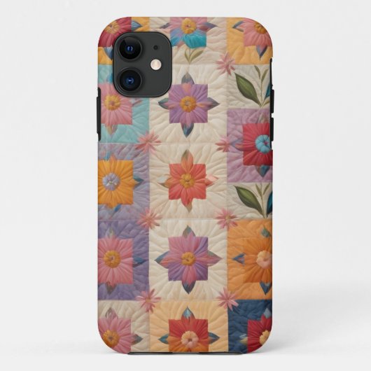 Bloemendekenpatroon Case-Mate iPhone Case (Achterkant)
