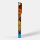 Bloemendekoratie Oranje Geel Blauw Abstracte Kunst Case-Mate iPhone Case (Achterkant / Rechts)
