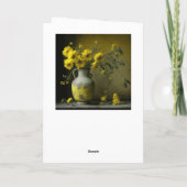 Bloemendenken van jou Kaart (Achterkant)