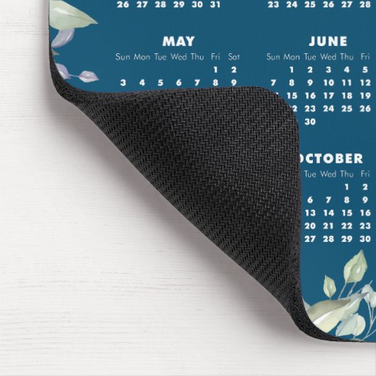 Bloemendesign 2020 Agenda Uw Bericht of Naam Muismat (Hoek)