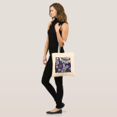 Bloemendesign 22 tote bag (Voorkant (model))