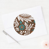 Bloemendesign 23 ronde sticker (Envelop)