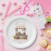 Bloemendesign | Bruidsmeisjesfeest Papieren Bordje (Feest)