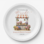 Bloemendesign | Bruidsmeisjesfeest Papieren Bordje (Voorkant)