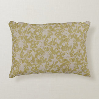 Bloemendesign Chintz Silhouet-Chartreuse  Accent Kussen
