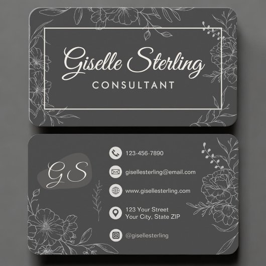 Bloemendesign Consultant Visitekaartje