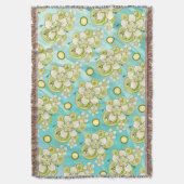 Bloemendesign deken (Voorkant Verticaal)