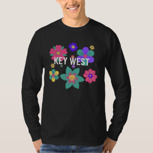 Bloemendesign Key West Florida Bloemen Souvenir f T-shirt