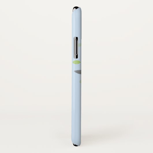 Bloemendesign met de naam Francesca. Case-Mate iPhone Case (Achterkant / rechts)