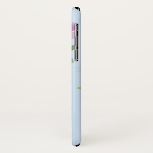 Bloemendesign met de naam Francesca. Case-Mate iPhone Case (Achterkant/links)