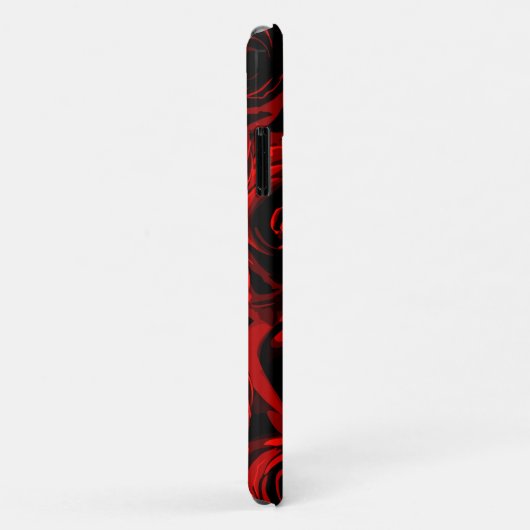Bloemendesign met rode rozen Case-Mate iPhone case (Achterkant/rechts)