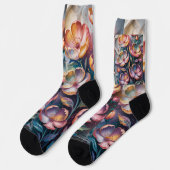 Bloemendesign op sokken (Links)