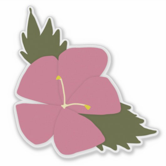 Bloemendesign Sticker (Voorkant)