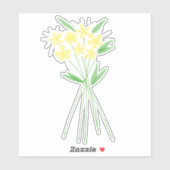 Bloemendesign Sticker (Vel)