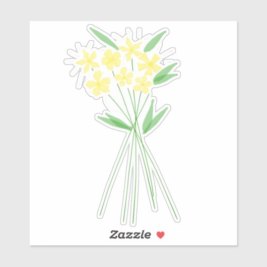 Bloemendesign Sticker (Vel)