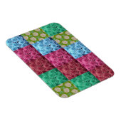 bloemendesign voor quilt magneet (Rechterzijde)