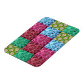 bloemendesign voor quilt magneet (Linkerzijde)