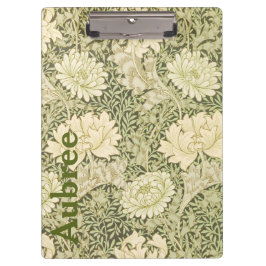 Bloemendesign Wm Morris Voeg een naam toe Klembord