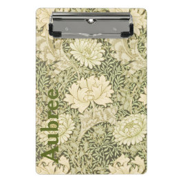 Bloemendesign Wm Morris Voeg een naam toe Mini Klembord