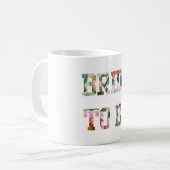 Bloemendessin Bruid in Aantocht Koffiemok (Voorkant links)