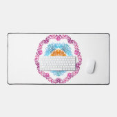 Bloemendessusbureaumat Bureaumat (Keyboard & Muis)
