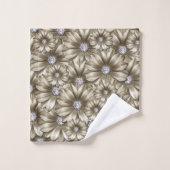 Bloemendiamanten badhanddoek set bad handdoek (Wasdoekje)