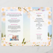 Bloemendienst Programma Sjabloon (Achterkant)