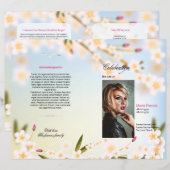 Bloemendienst Programma Sjabloon (Voorkant / Achterkant)