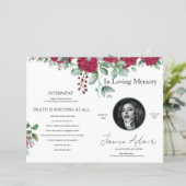 Bloemendienst Programma Sjabloon (Staand voorkant)