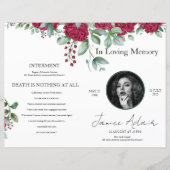 Bloemendienst Programma Sjabloon (Voorkant)