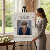 Bloemendienstbord 'In Loving Memory'