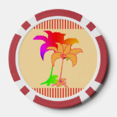 Bloemendisplay Beige Poker Chips (Achterkant)