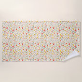 Bloemendiversiteit is het meesterwerk van de Natuu Strandlaken (Voorkant)