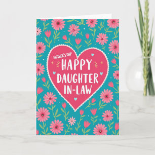 Bloemendochter Schoonfamiliekaart Kaart