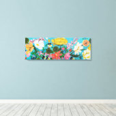 Bloemendoek Canvas Afdruk (Insitu (Houten vloer))