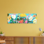 Bloemendoek Canvas Afdruk (Insitu (Woonkamer))