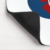 bloemendoelwit muismat (Hoek)